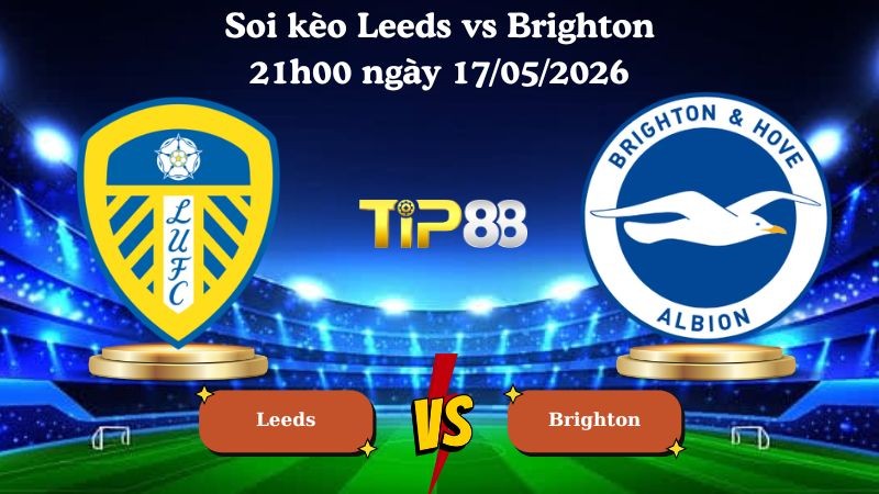 TIP88 Nhận định soi kèo Leeds vs Brighton 21h00 ngày 17/05/2026 - Ngoại hạng Anh