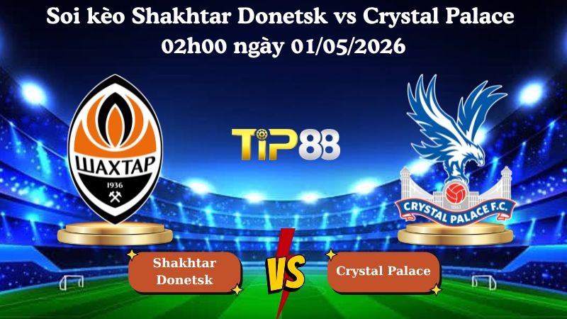 TIP88 Nhận định soi kèo Shakhtar Donetsk vs Crystal Palace 02h00 ngày 01/05/2026 - Conference League