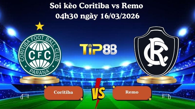 TIP88 Nhận định soi kèo Coritiba vs Remo 04h30 ngày 16/03/2026 - VĐQG Brazil